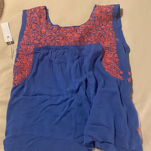 NWT J Marie Collection embroidered blouse - Picture 3 of 3